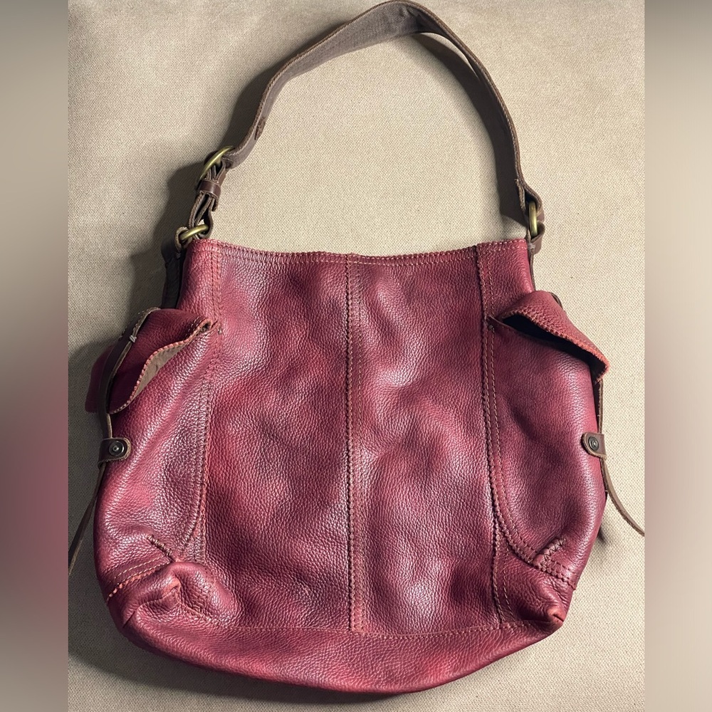 Lucky Brand Red Leather Purse